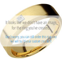 18K Yellow Gold + Satin , Satin Finish
