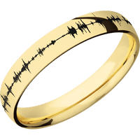 10K Yellow Gold + Polish Finish