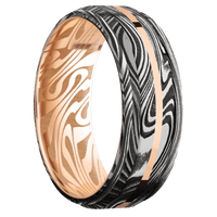 Marble + Acid Finish + 14K Rose Gold