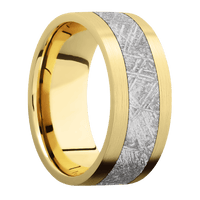10K Yellow Gold + Satin Finish