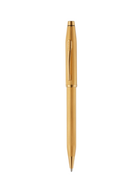 Century® II Polished 23KT Gold-plated Engraved Diamond Pattern Ballpoint Pen