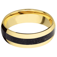 14K Yellow Gold + Polish Finish