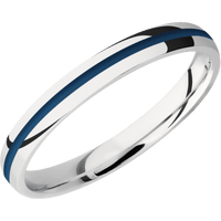 10K White Gold + Polish Finish