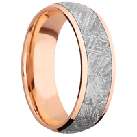 14K Rose Gold + Polish Finish