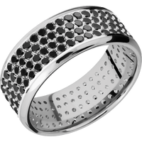 14K White Gold + Polish , Polish Finish