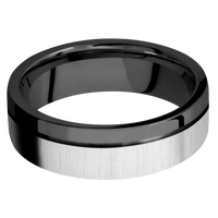 Zirconium + Crosssatinsilver , Polish Finish