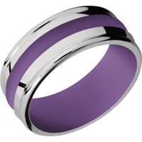 Titanium + Polish , Polish Finish + Wild Purple