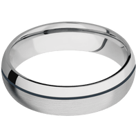 18K White Gold + Satin Finish