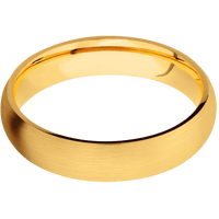 22K Yellow Gold + Satin Finish