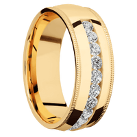10K Yellow Gold + Polish Finish