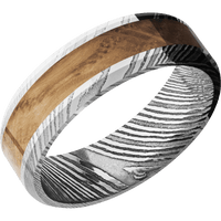 Damascus + Polish Finish