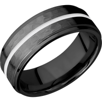 Zirconium + Hammer , Polish Finish