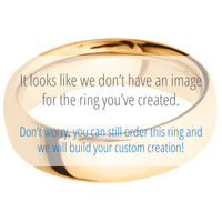 10K Yellow Gold + Satin Finish