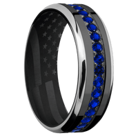 Zirconium + Polish , Polish Finish + Black