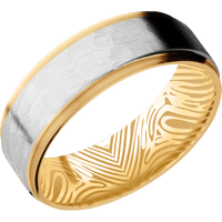10K Yellow Gold + Polish , Satin Finish