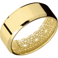 14K Yellow Gold + Polish , Polish Finish