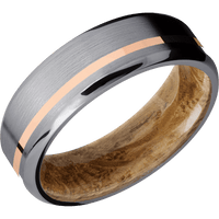 Tantalum + Satin , Polish Finish + Whiskey Barrel