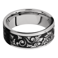 10K White Gold + Satin Finish