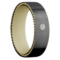 Zirconium + Bead Finish + Bright Nickel