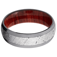 Tantalum + Satin Finish + Red Heart