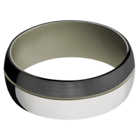 Titanium + Polish Finish + Coyote Tan