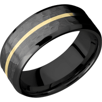Zirconium + Hammer , Polish Finish