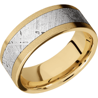 10K Yellow Gold + Sand Finish