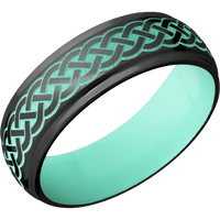 Zirconium + Anglesatin , Polish Finish + Robins Egg Blue