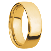 18K Yellow Gold + Polish Finish