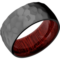 Zirconium + Rockpolish Finish + Blood Wood