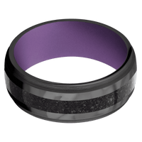 Zirconium + Rockpolish , Satin Finish + Wild Purple