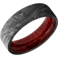 Forged Carbon Fiber + None Finish + Blood Wood