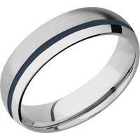 14K White Gold + Satin , Polish Finish