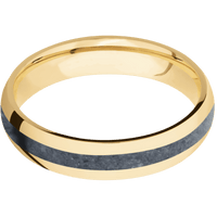 10K Yellow Gold + Polish Finish