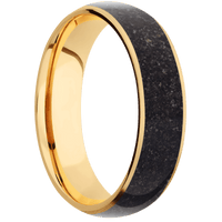 10K Yellow Gold + Satin Finish