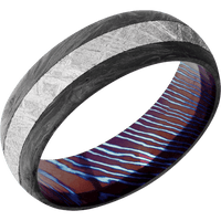 Forged Carbon Fiber + None Finish + Titanium Damascus