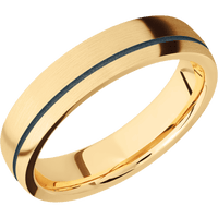 10K Yellow Gold + Satin , Satin Finish