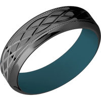 Zirconium + Polish , Polish Finish + Ridgeway Blue