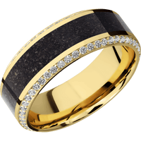 18K Yellow Gold + Polish , Polish Finish