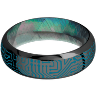 Zirconium + Polish , Polish Finish + Black Mother of Pearl