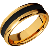 22K Yellow Gold + Sand , Polish Finish