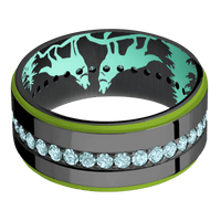 Zirconium + Polish , Polish Finish + Robins Egg Blue
