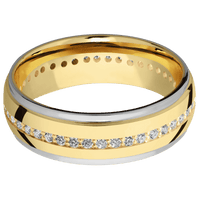 14K Yellow Gold + Polish , Polish Finish