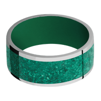 Titanium + Polish Finish + Green