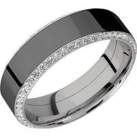 Palladium Silver + Distressed , Satin Finish