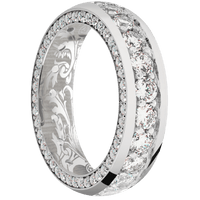 10K White Gold + Polish Finish