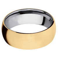 14K Yellow Gold + Satin Finish + Tantalum