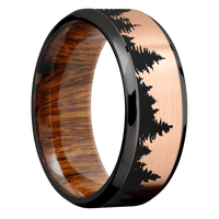 Zirconium + Polish , Polish Finish + Desert Iron Wood