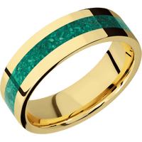 14K Yellow Gold + Polish Finish