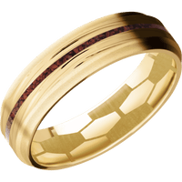 10K Yellow Gold + Treebark3 , Bead Finish
